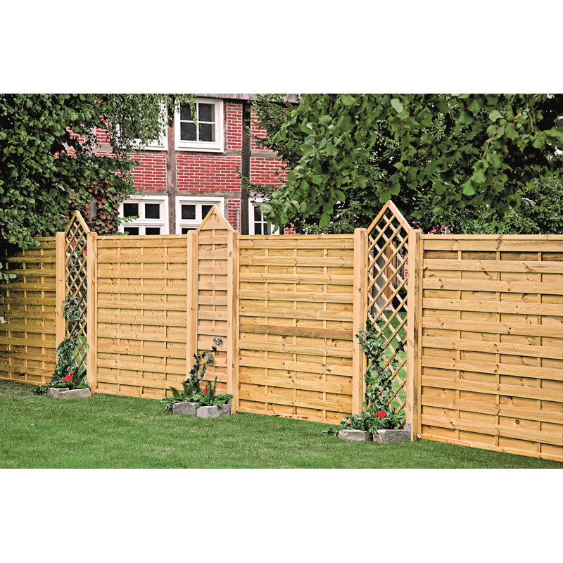 Garten Living 400 cm x 180 cm Gartenzaun Heracles | Wayfair.de